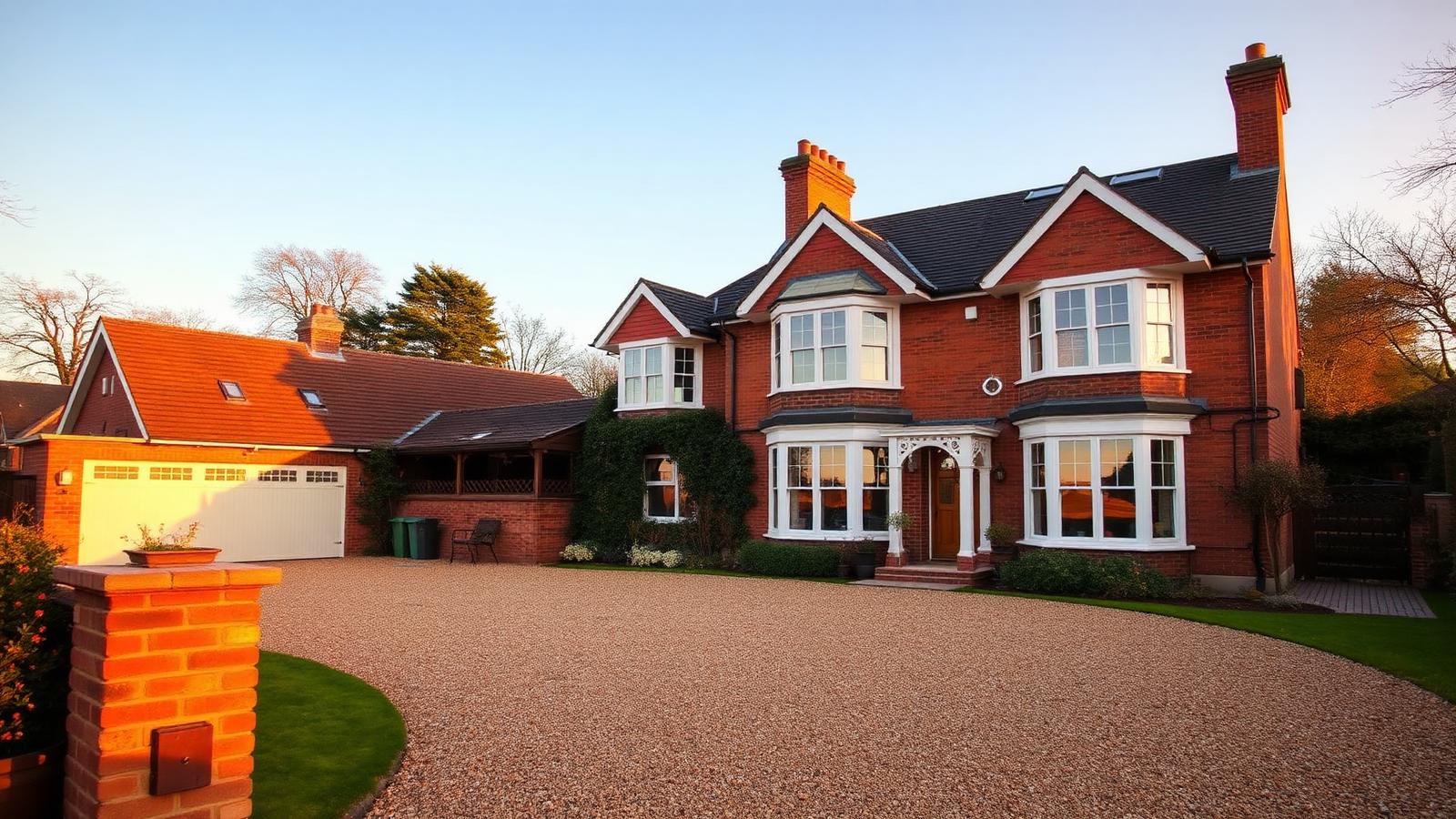 British period family home with gravel drive regulated bridging finance
