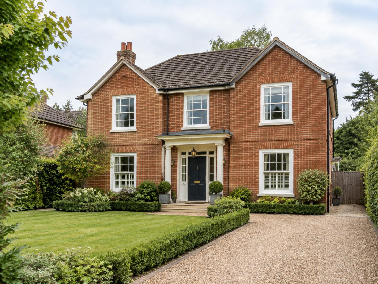 Red-brick Surrey investment property remortgaged by British expatriates living in Singapore